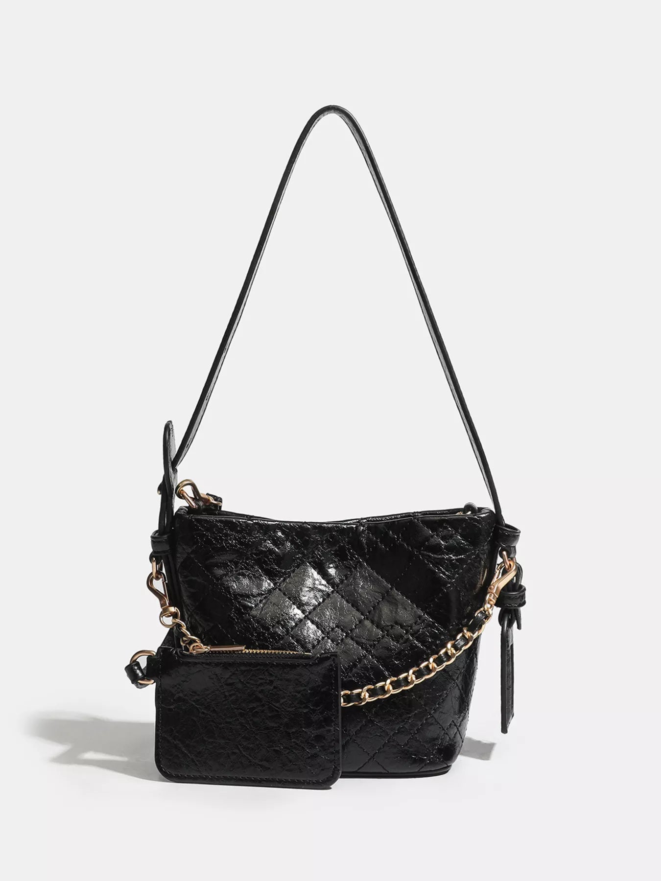 Adjustable Strap Bucket Bag