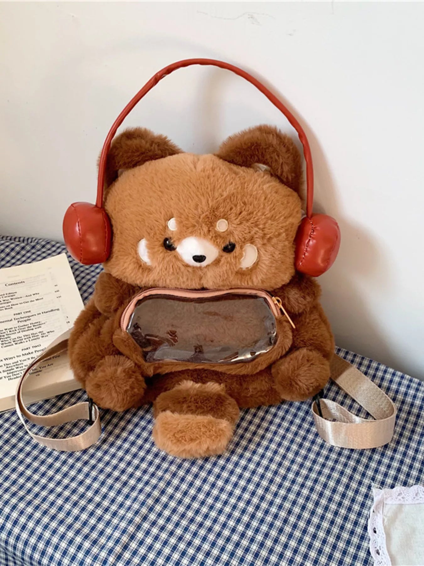 Cat Plush Backpack Bag
