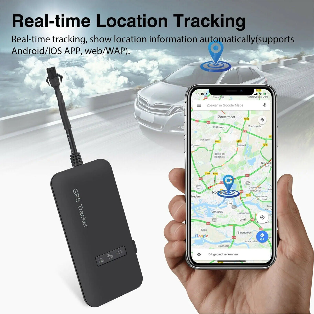Real Time GPS Tracker Tracking Locator Device GPRS GSM