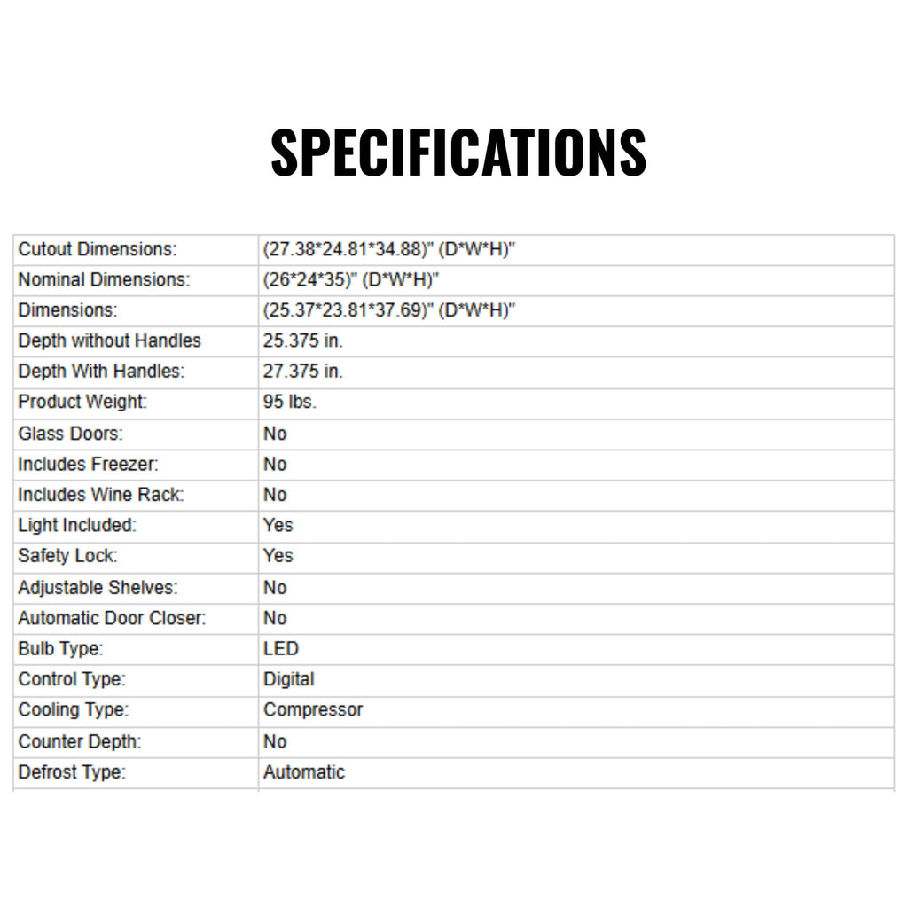 [BR7001SSOD] Edgestar 24" Outdoor Kegerator
