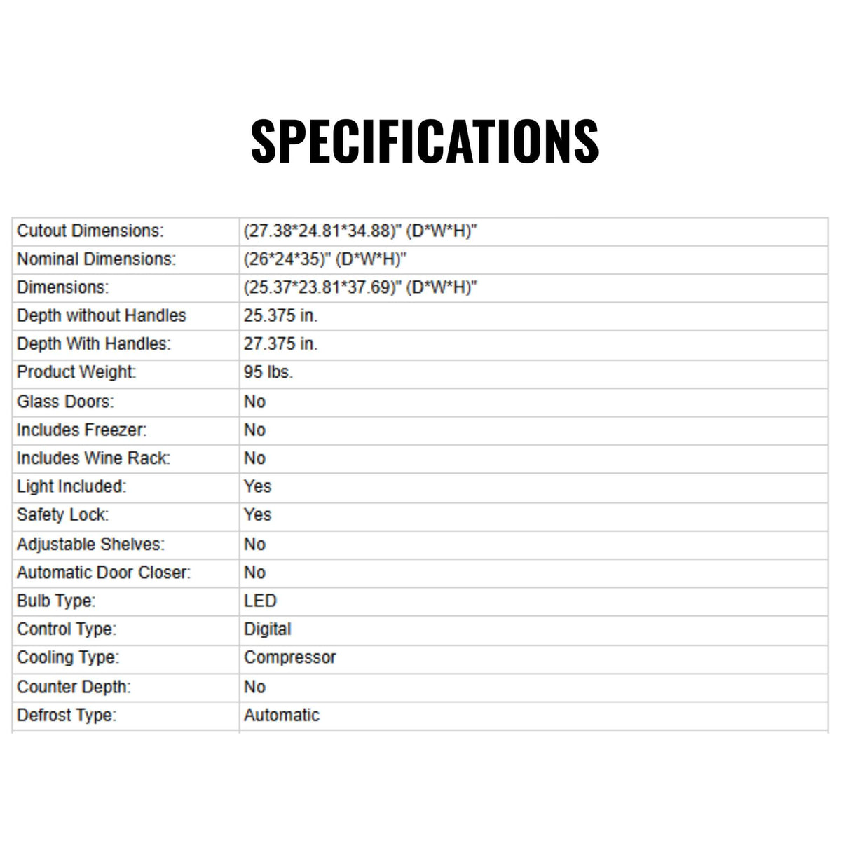 [BR7001SSOD] Edgestar 24" Outdoor Kegerator