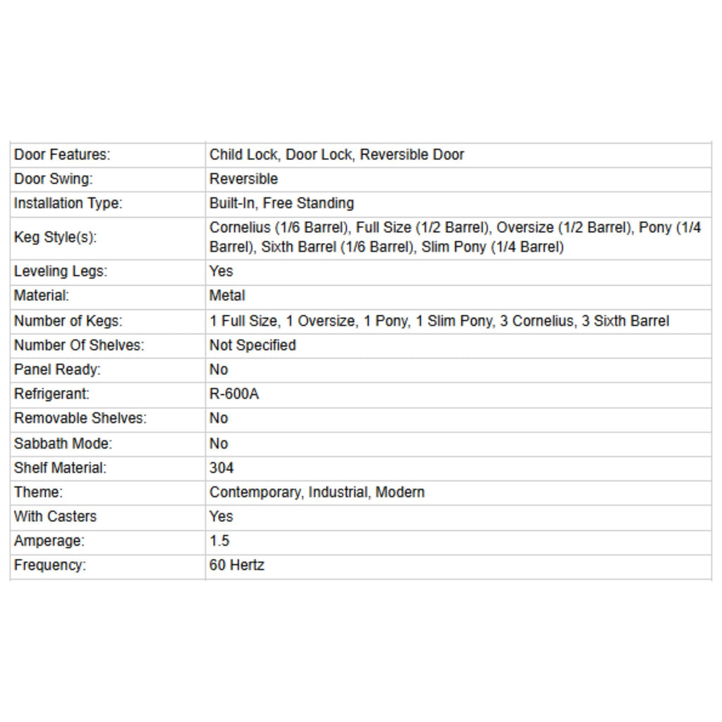 [BR7001SSOD] Edgestar 24" Outdoor Kegerator
