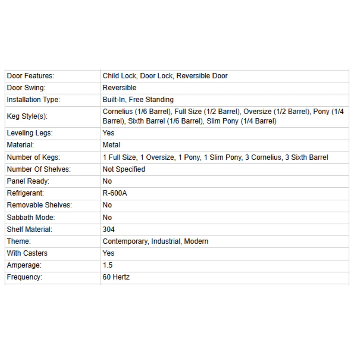 [BR7001SSOD] Edgestar 24" Outdoor Kegerator