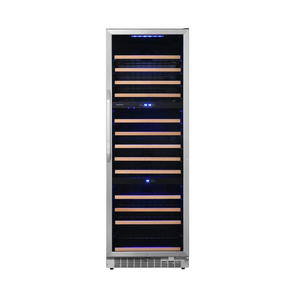 Edgestar 24-Inch Wide 131 Bottle Capacity Built-In Triple Zone