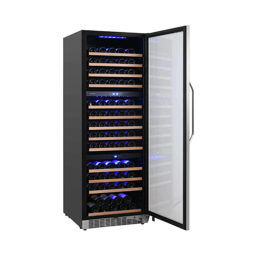 Edgestar 24-Inch Wide 131 Bottle Capacity Built-In Triple Zone