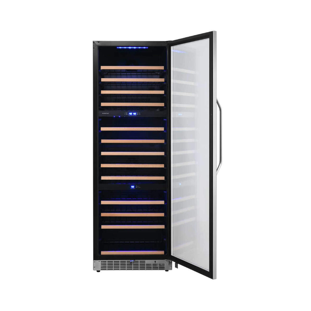 Edgestar 24-Inch Wide 131 Bottle Capacity Built-In Triple Zone