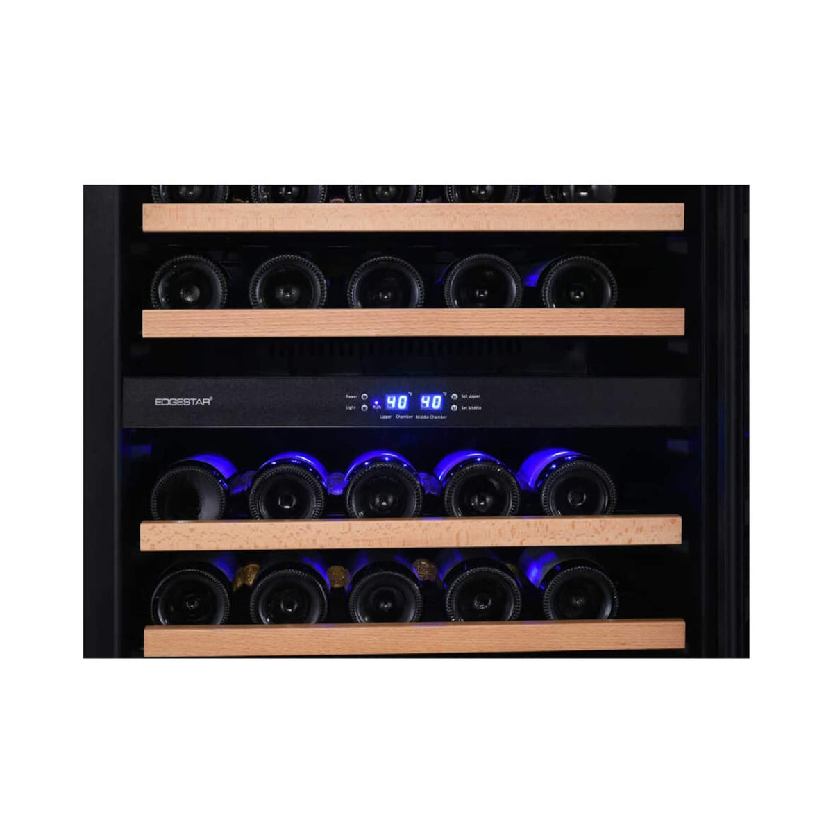 Edgestar 24-Inch Wide 131 Bottle Capacity Built-In Triple Zone