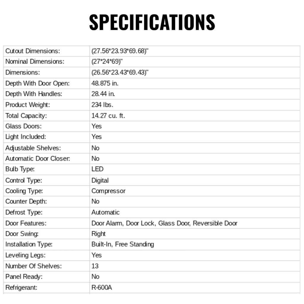 Edgestar 24-Inch Wide 131 Bottle Capacity Built-In Triple Zone