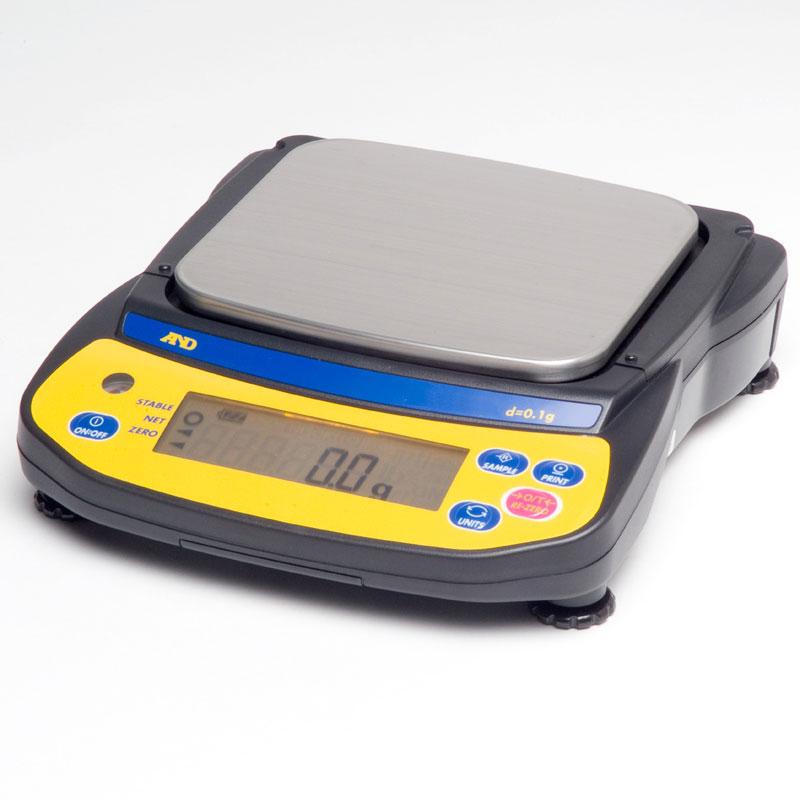 A&D Weighing EJ-2000 EJ Series Newton Portable Precision Balance, 2100 g x 0.1 g