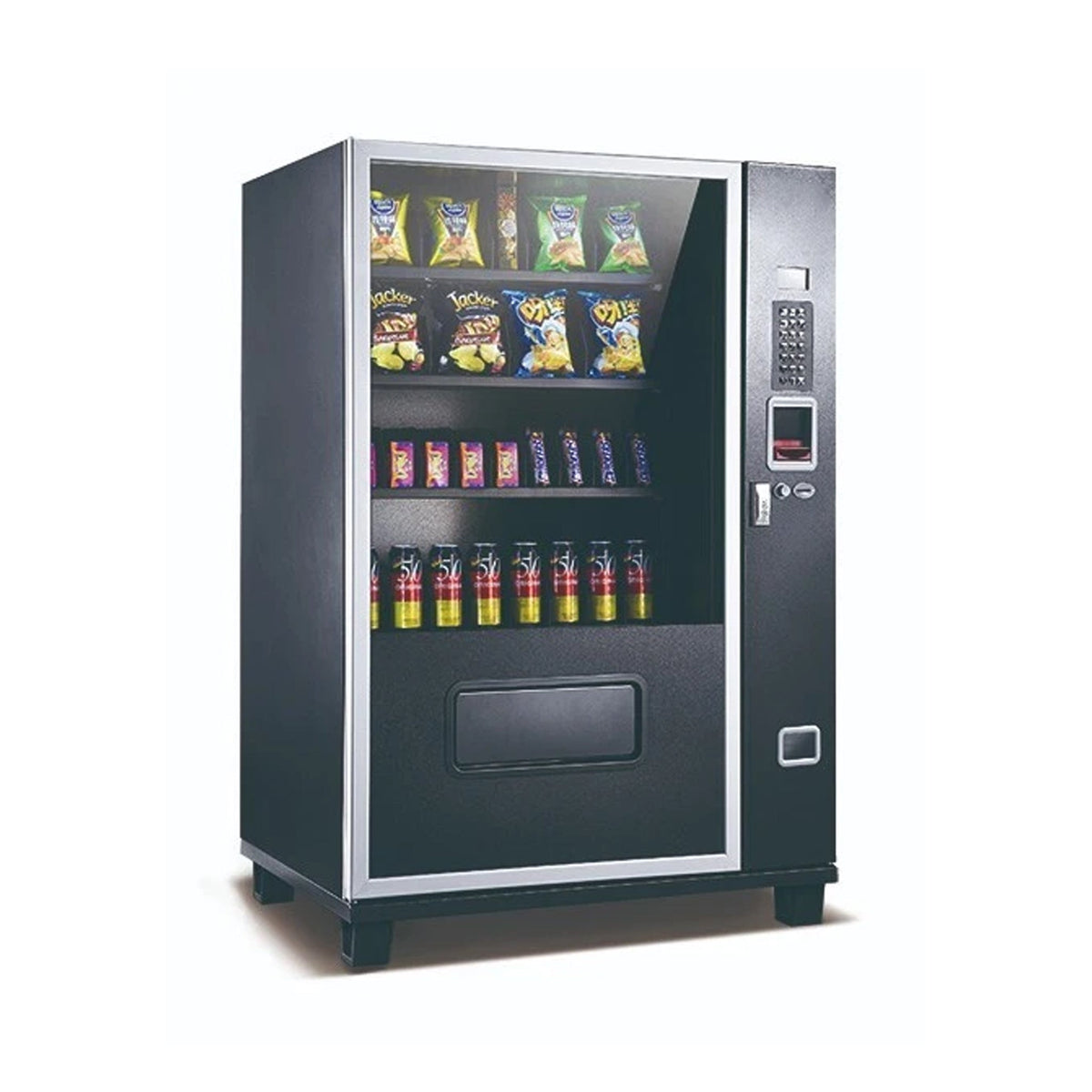 Epx 5FT Snacks And Drinks Combo Vending Machine With Dual Zone Refrigeration And Bill Acceptor [G432] (SAK76984)