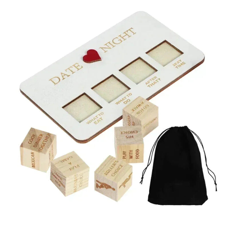 Date Night Dice After Dark Edition Date Night Wooden Dice Game