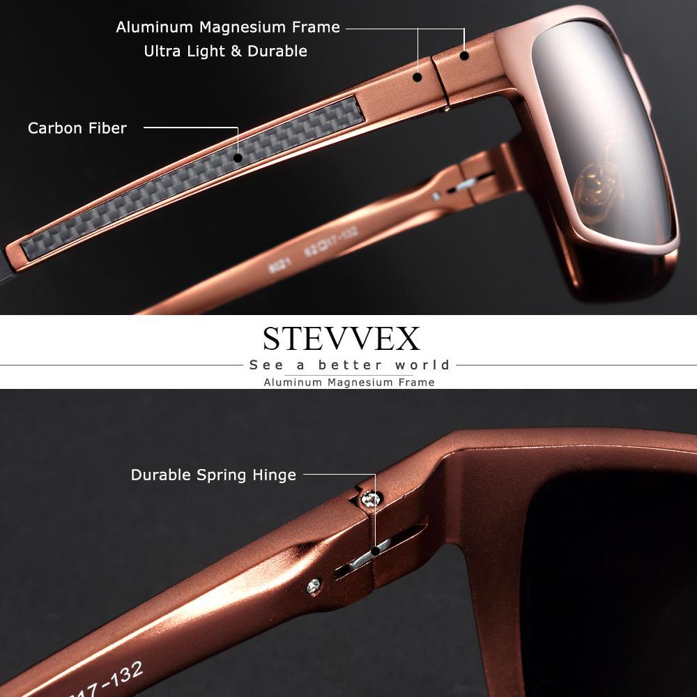 Classic Square Polarized Sunglasses Men Aluminium Driving Sun