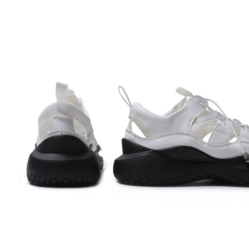 Closed Toe Platform Sports Sandals