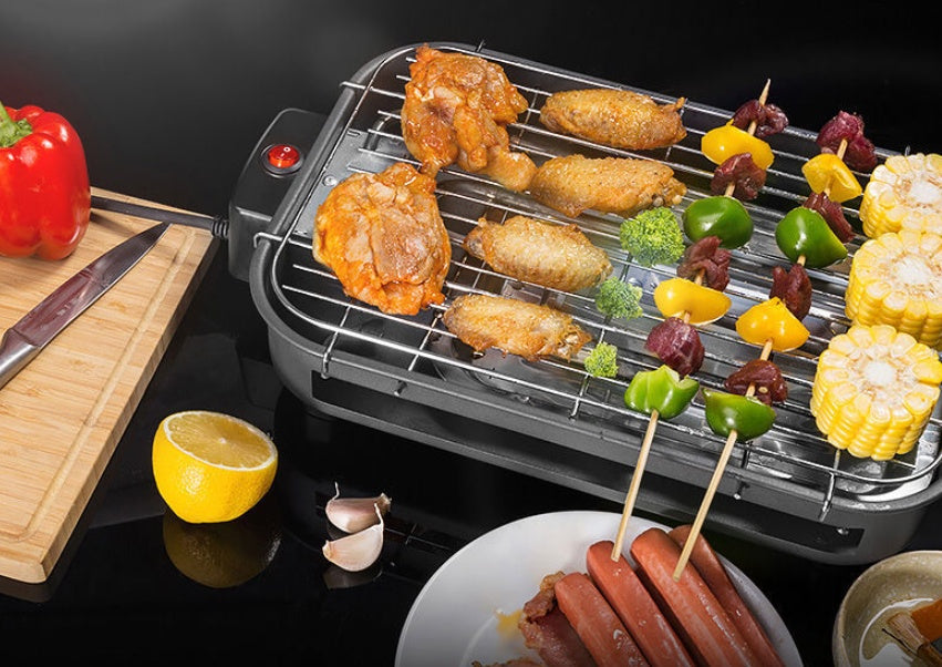 Electric Barbecue Grill with Temperature Control