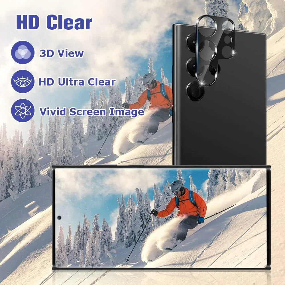 Tempered Glass Screen Protector Lens Hydrogel Samsung S23 S22