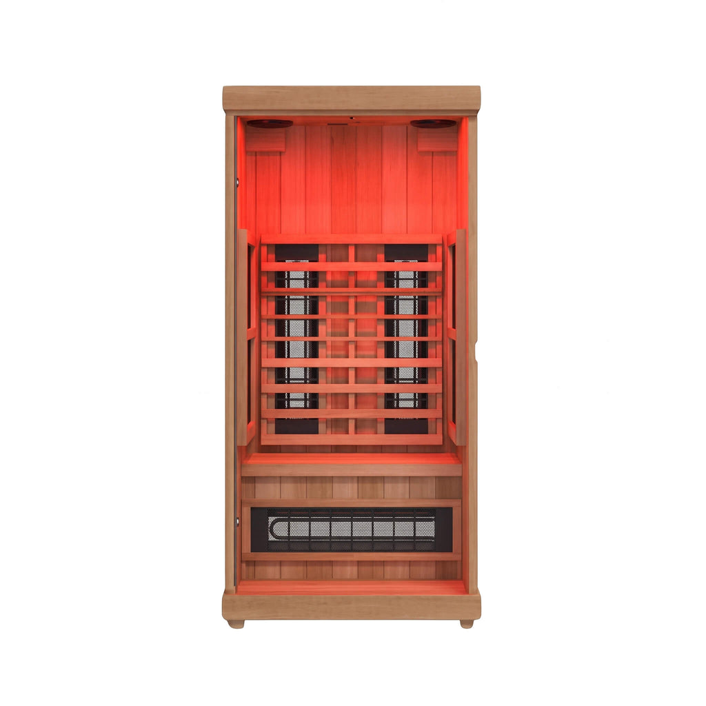 Finnmark FD-1 Full Spectrum 1-Person Home Infrared Sauna With Bluetooth Audio [FD-KN001] (SAK18374)
