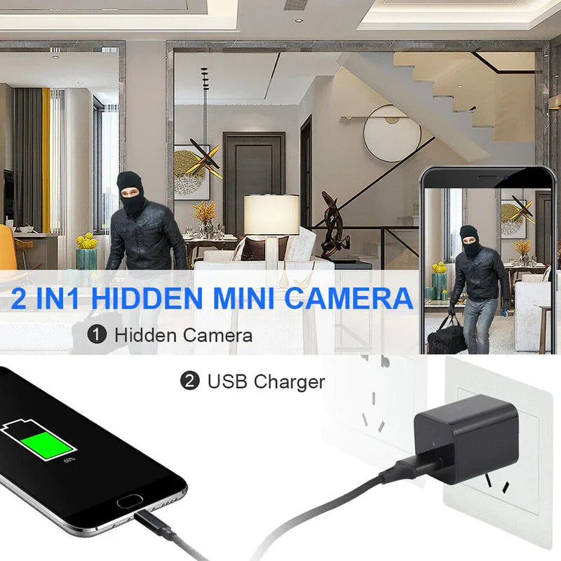 Mini Hidden Camera Home Security Nanny Cam Full HD 1080P DVR