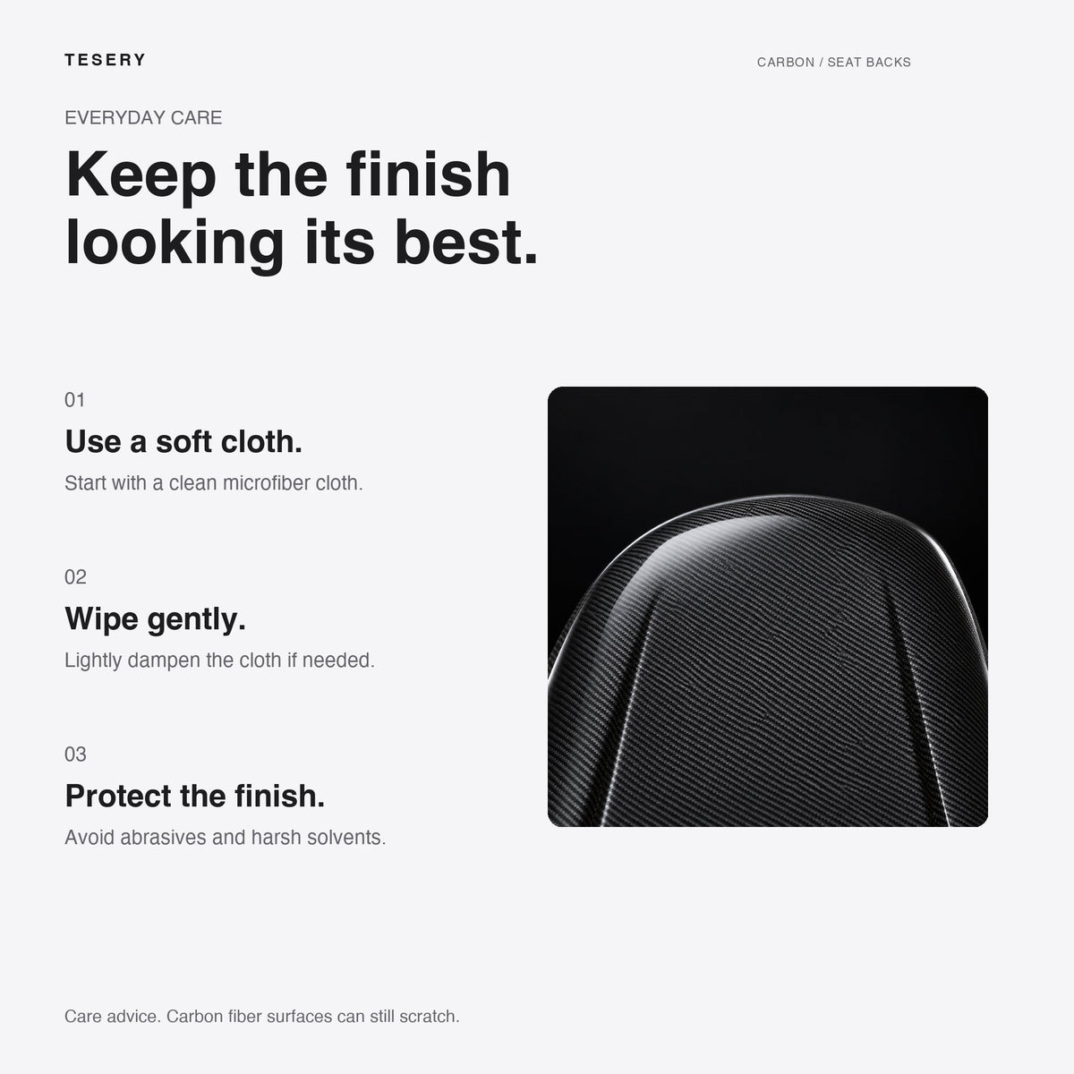 Backseat Replacement Carbon