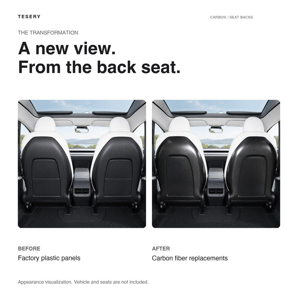 Backseat Replacement Carbon