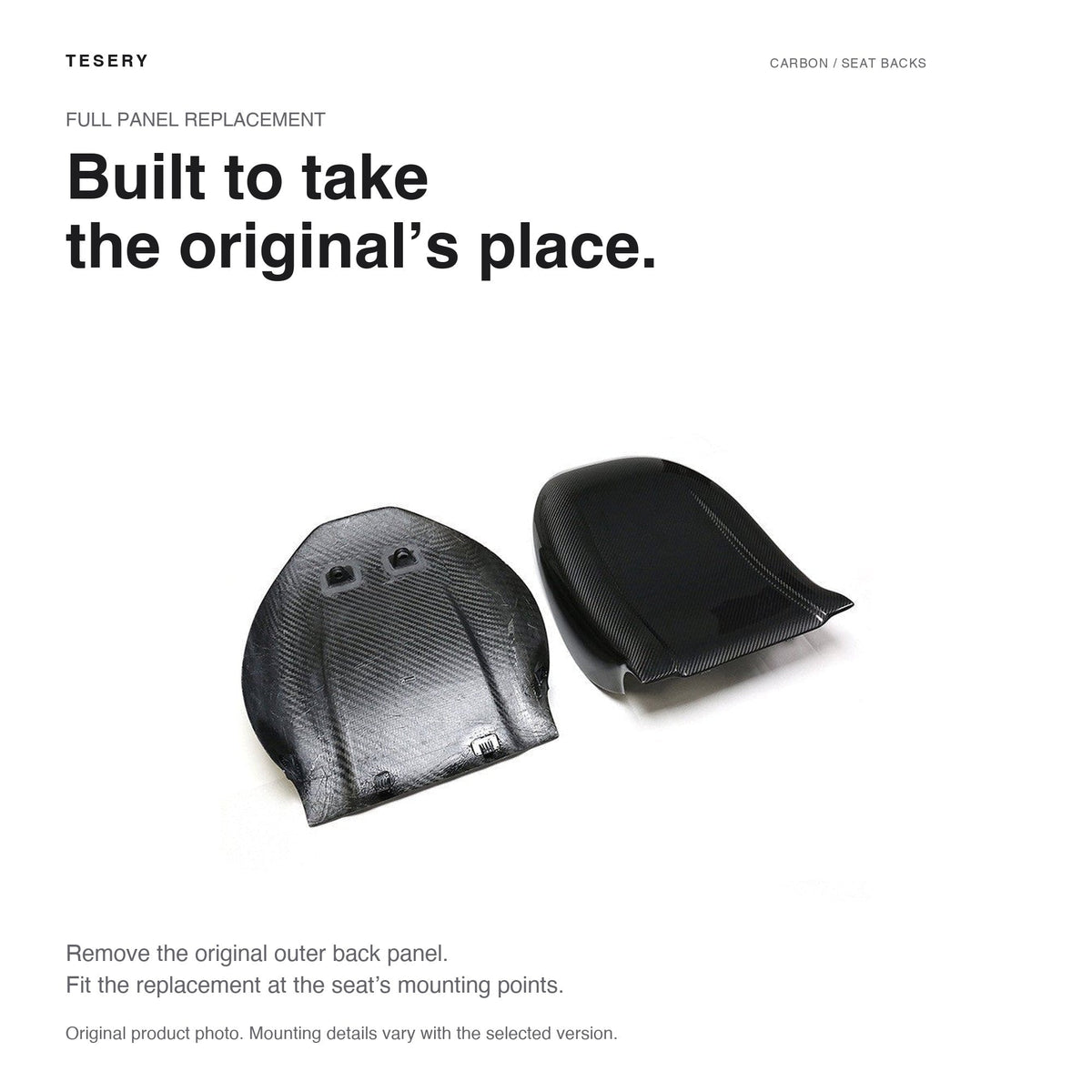 Backseat Replacement Carbon