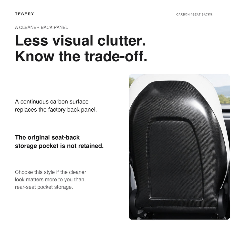 Backseat Replacement Carbon