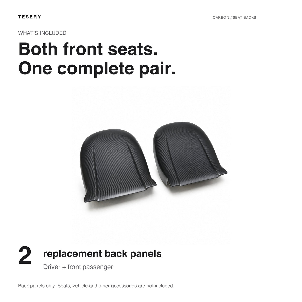 Backseat Replacement Carbon
