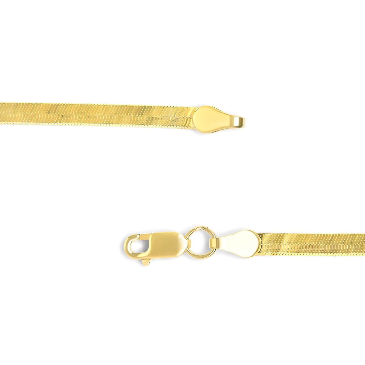 14K Gold 2.8mm Herringbone Chain