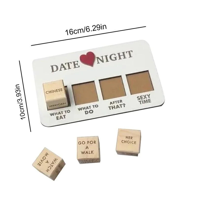 Date Night Dice After Dark Edition Date Night Wooden Dice Game