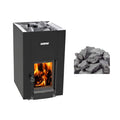 Harvia Greenflame 22 Linear 15.7Kw Wood Sauna Stove With Sauna