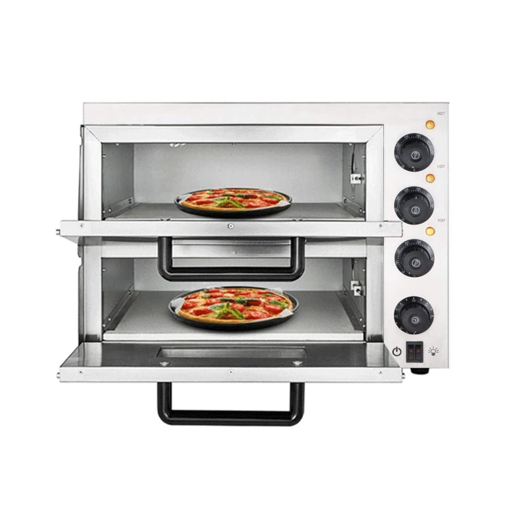 Heavy-Duty Electric 2000W Indoor Commercial Countertop Double