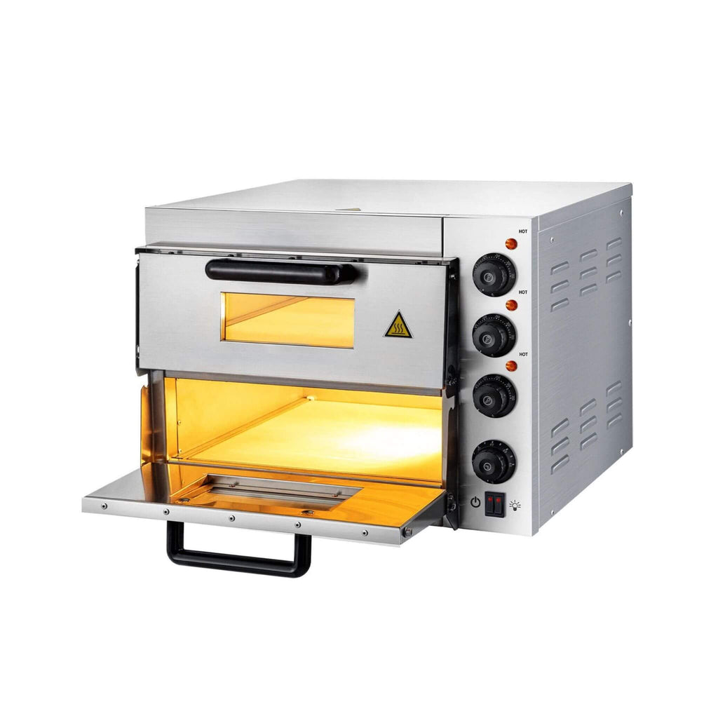 Heavy-Duty Electric 2000W Indoor Commercial Countertop Double