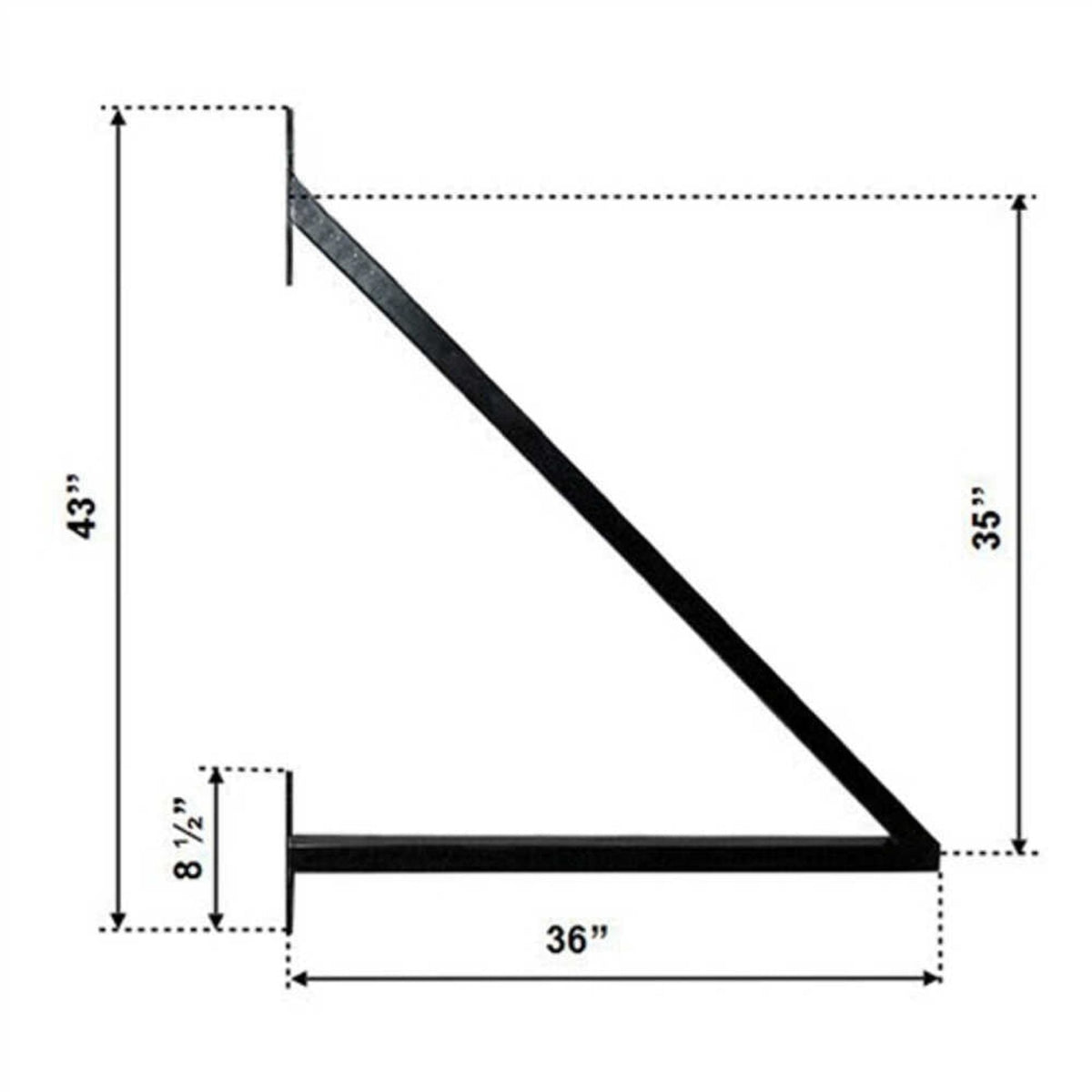 [12-30Ft] Heavy-Duty Madrid-Style Premium Steel Sliding Driveway