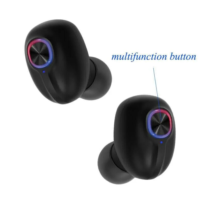 TWS Bluetooth Earbuds Waterproof Bluetooth 5.1 Headset Noise