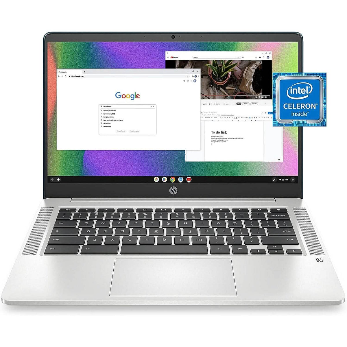 HP Chromebook 14 Celeron 4GB 64GB