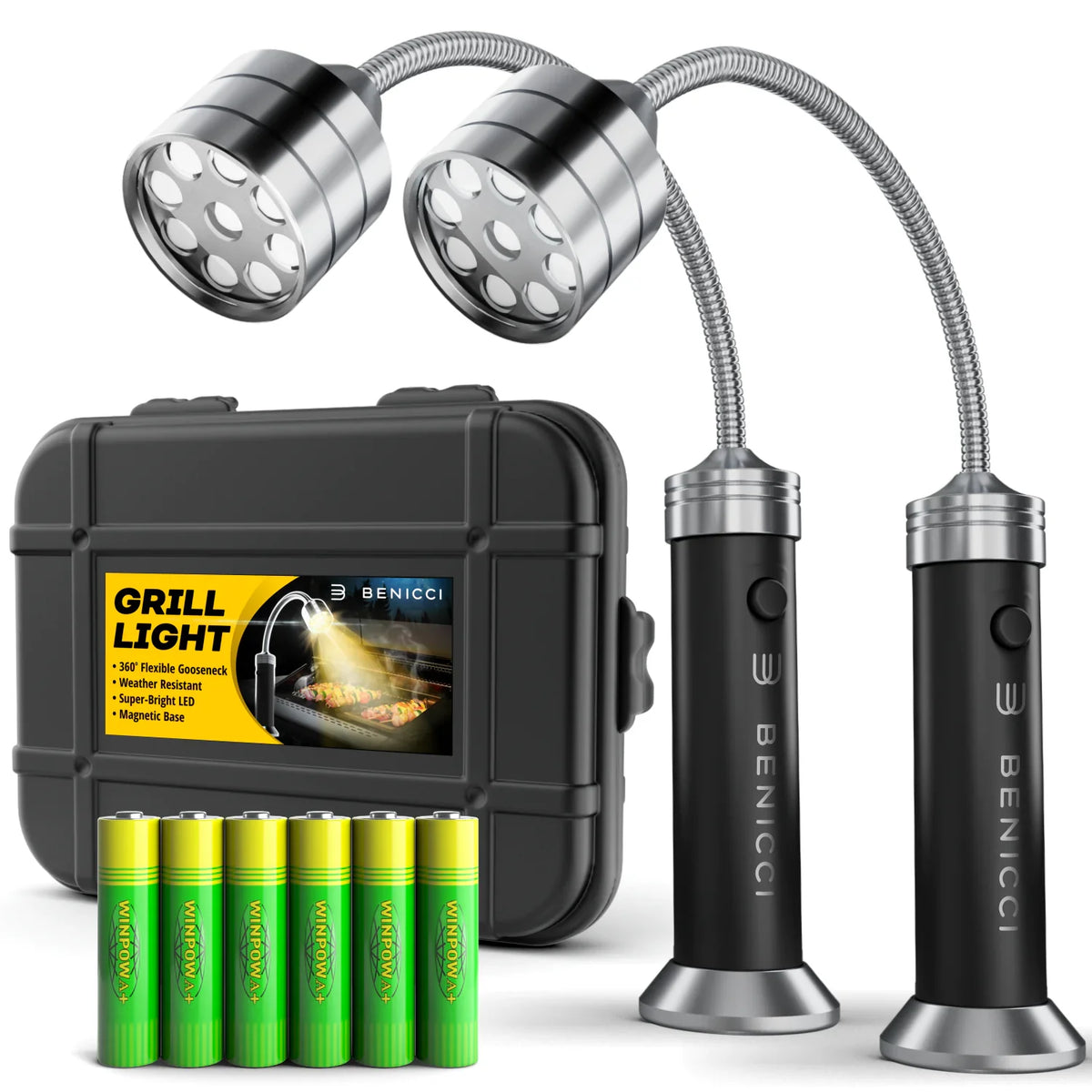 Flexible LED BBQ Grill Lights Set