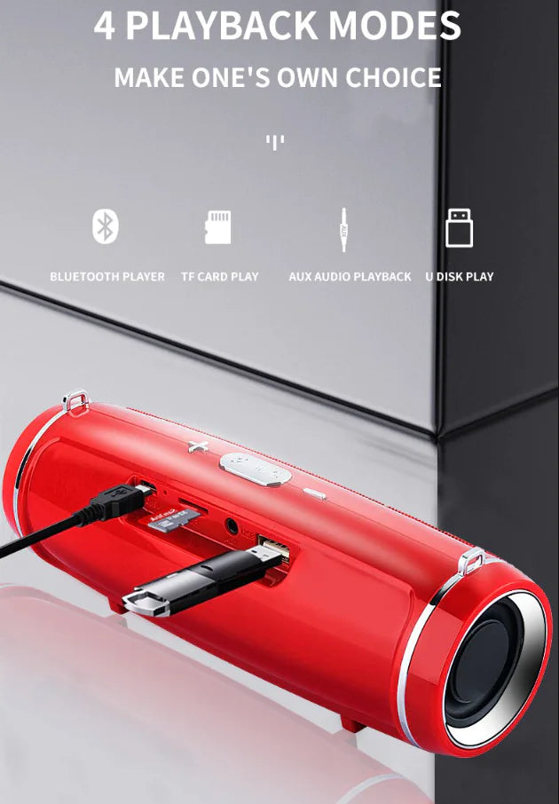 Bluetooth 5.1 Speaker Wireless Waterproof Outdoor Stereo LOUD