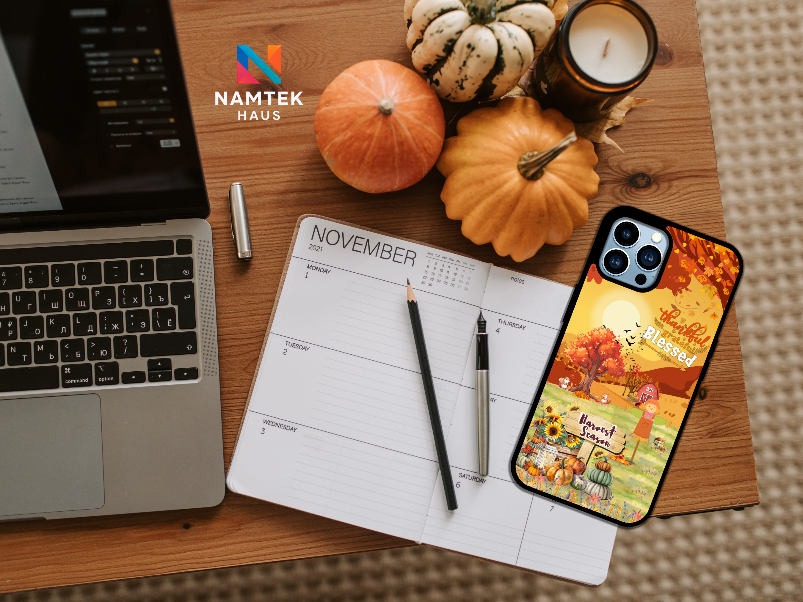 Harvest Season Phone Case – Fall Autumn Pumpkin