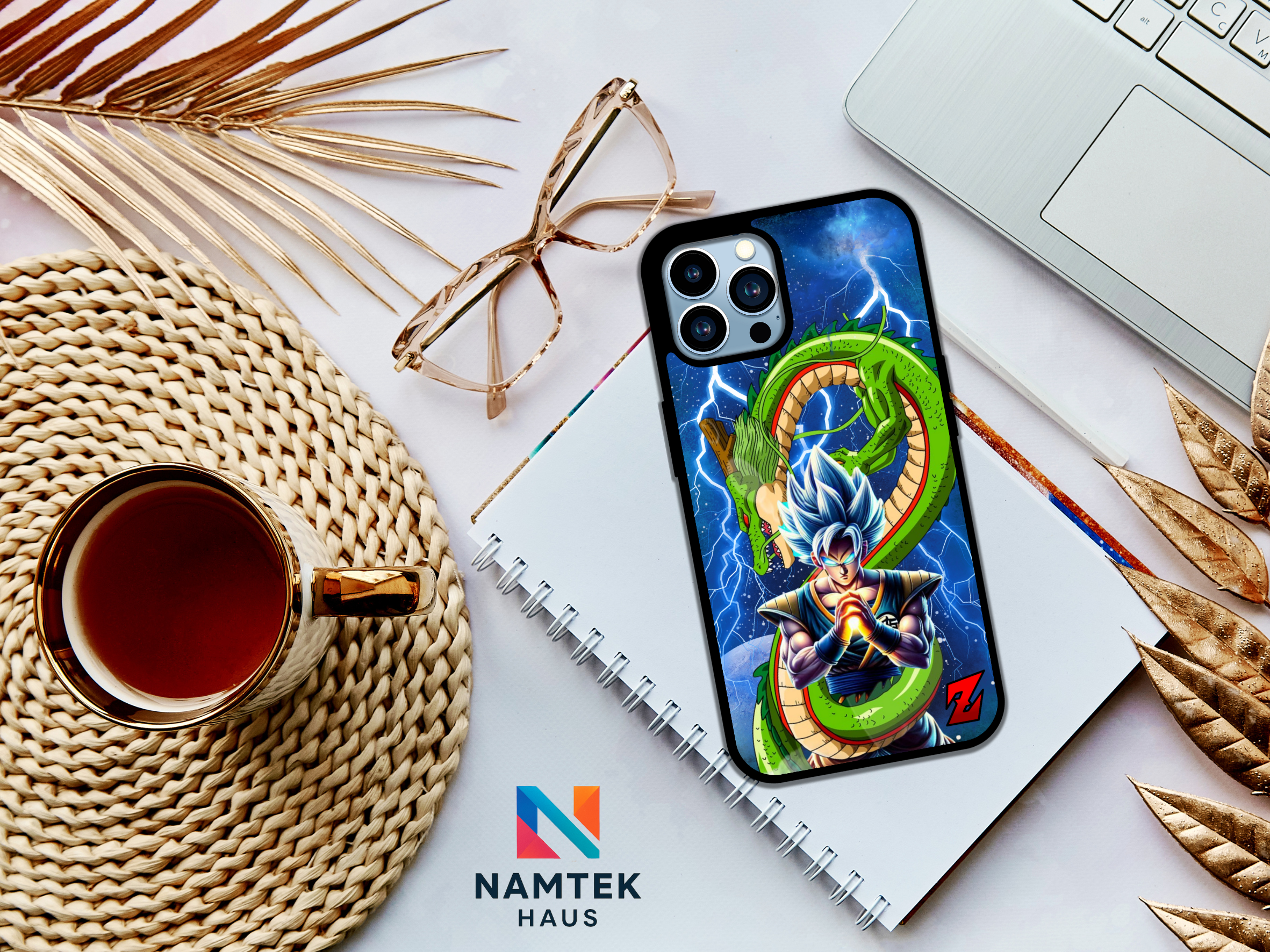 Cosmic Warrior & Emerald Dragon Phone Case