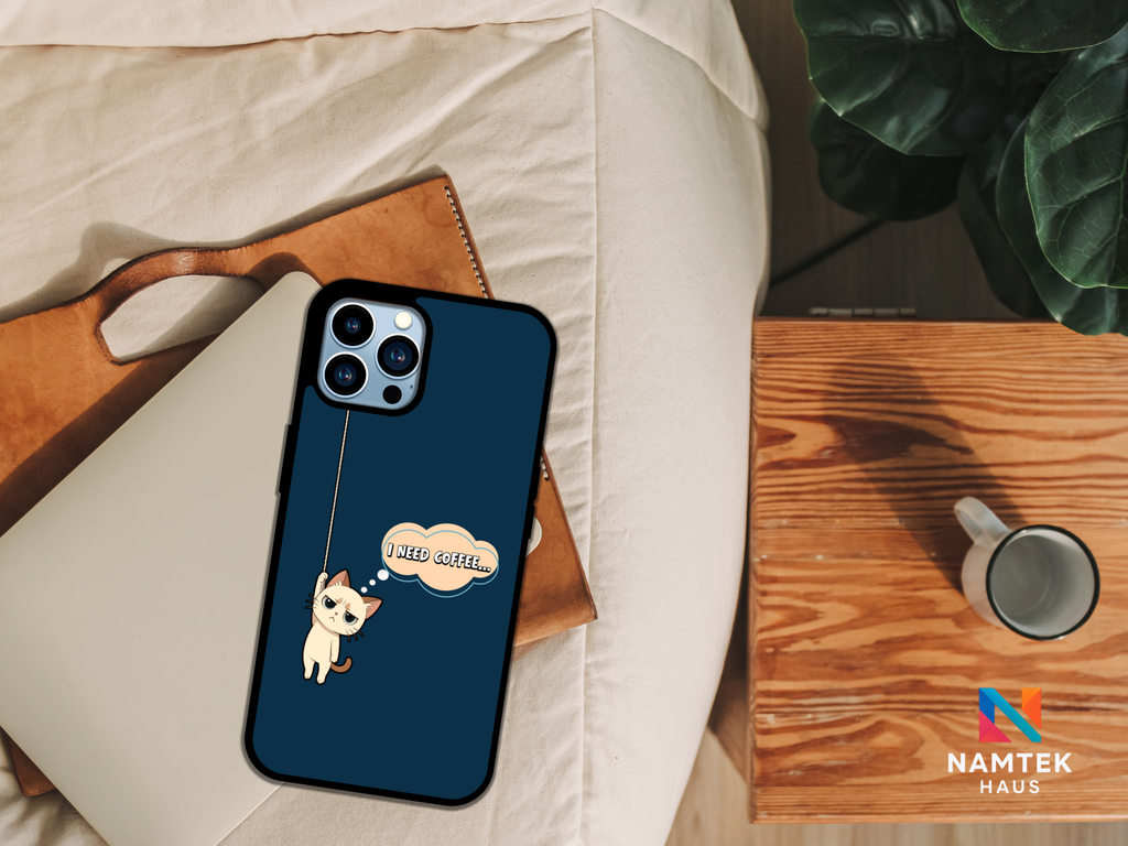 Grumpy Cat "I Need Coffee" Phone Case