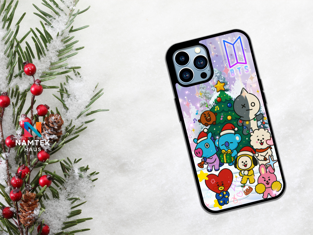 BTS Bias BT21 Christmas KPop Phone Case