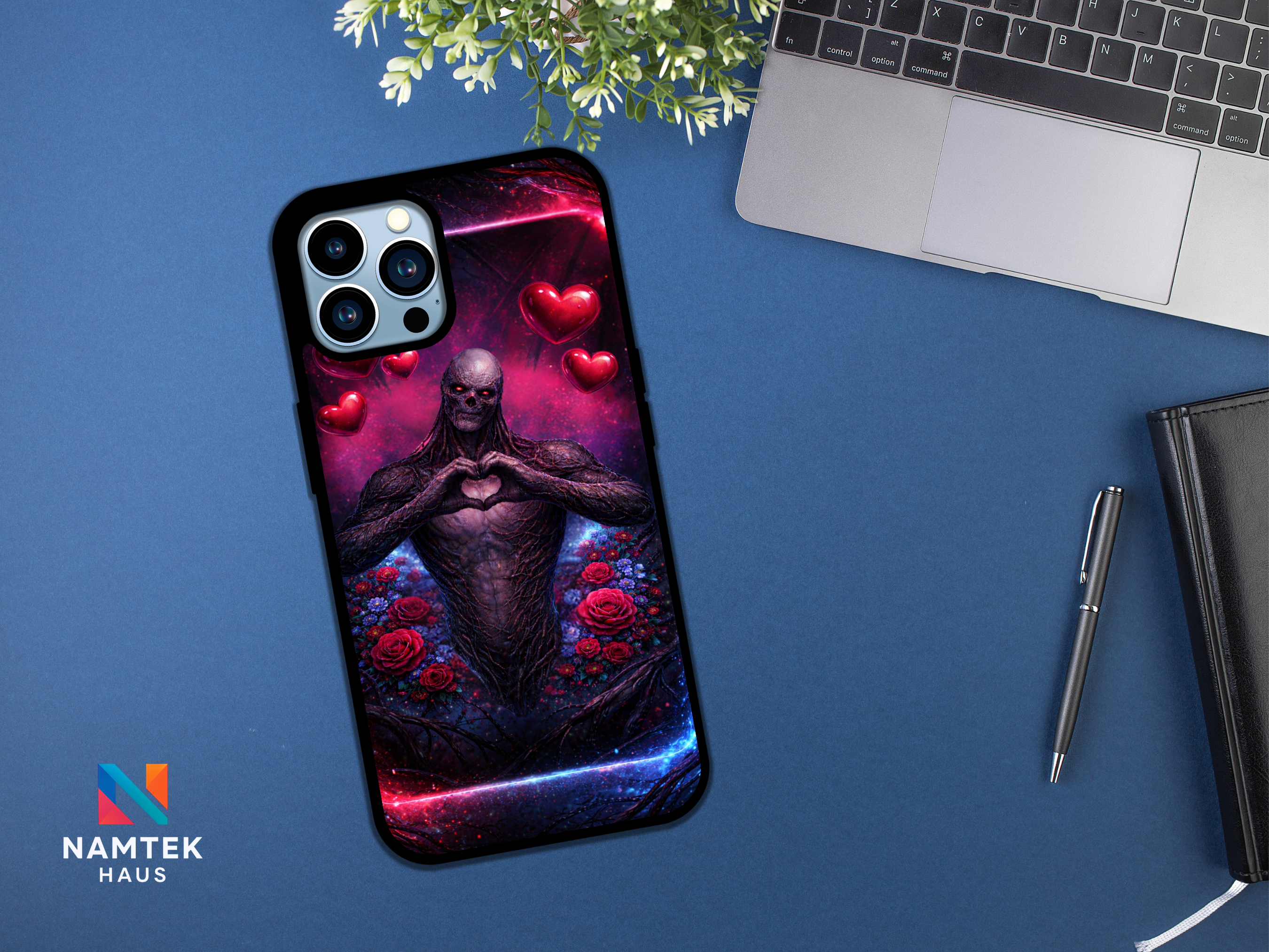 Stranger Things Vecna Showing Sum Luv! Saint Valentine's iPhone & Samsung Phone Case