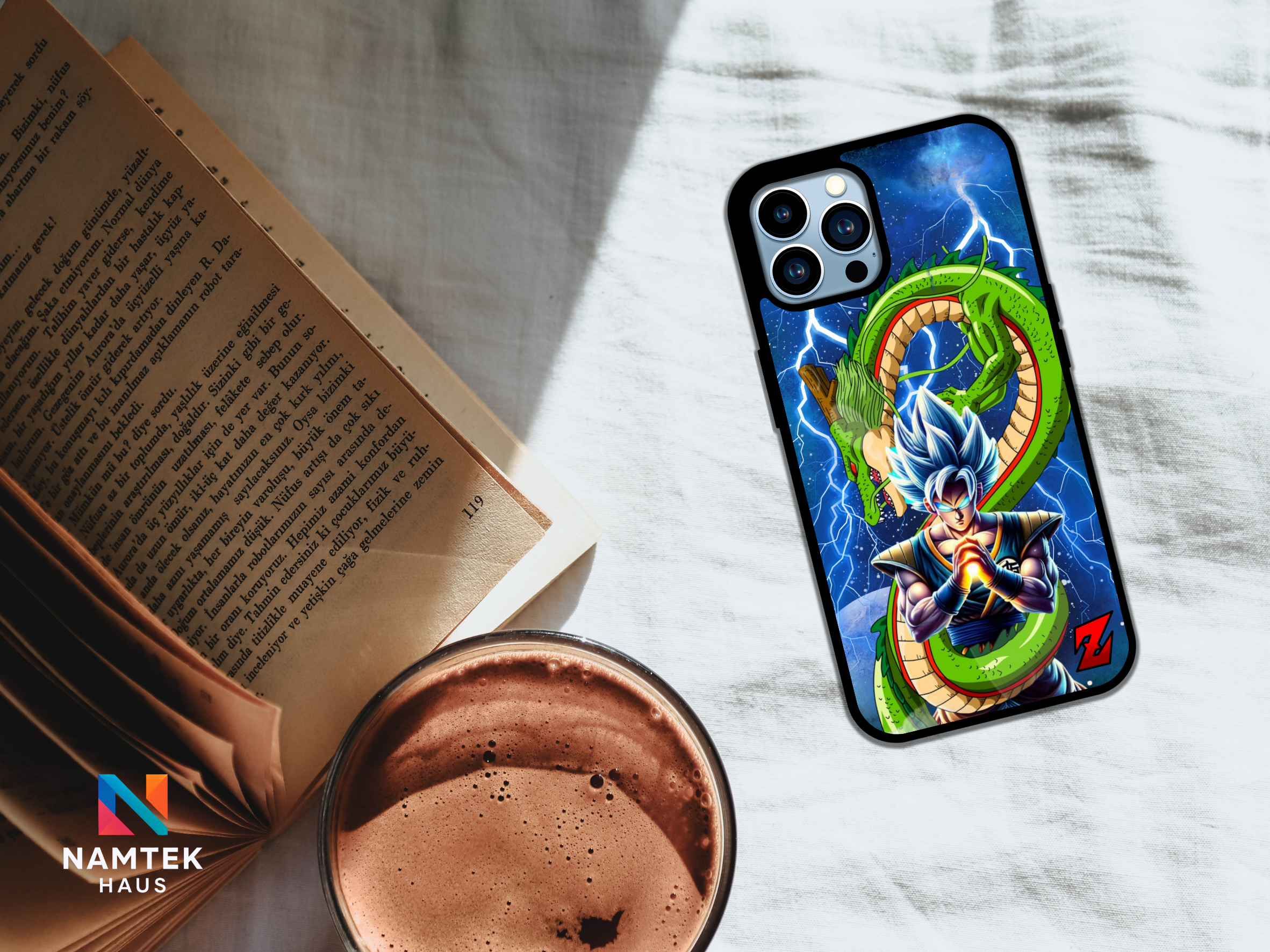 Cosmic Warrior & Emerald Dragon Phone Case
