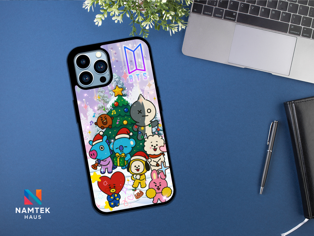 BTS Bias BT21 Christmas KPop Phone Case