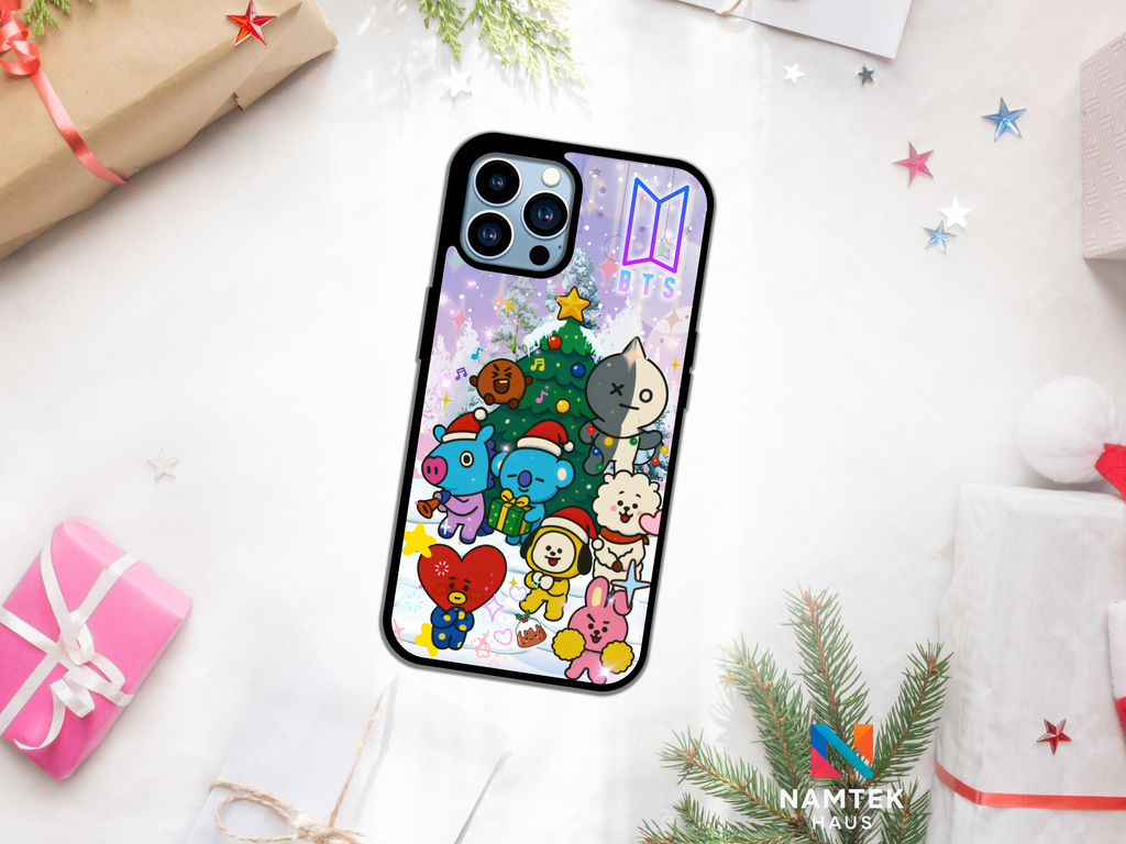 BTS Bias BT21 Christmas KPop Phone Case