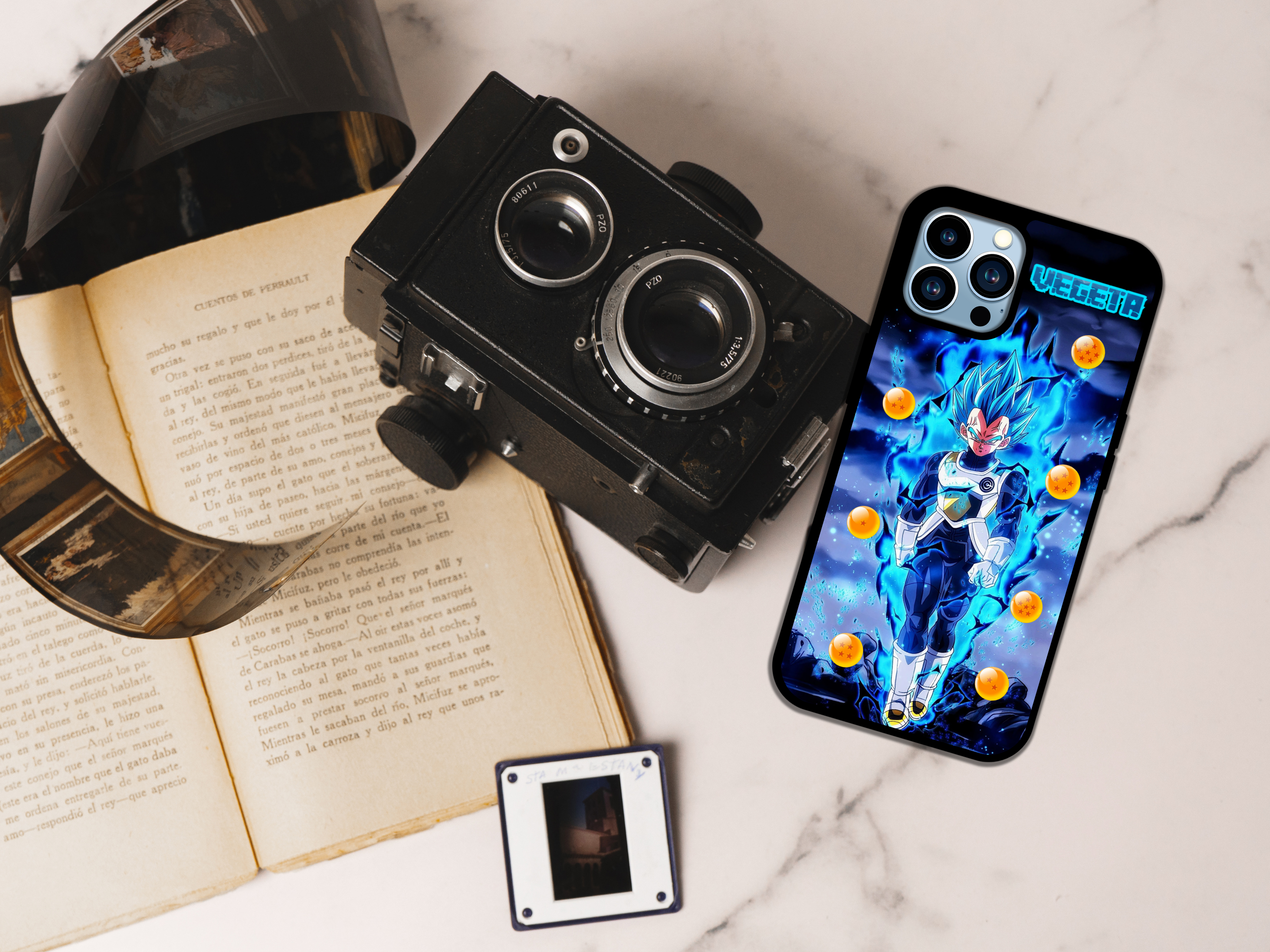 Blue Rival Anime Warrior Phone Case