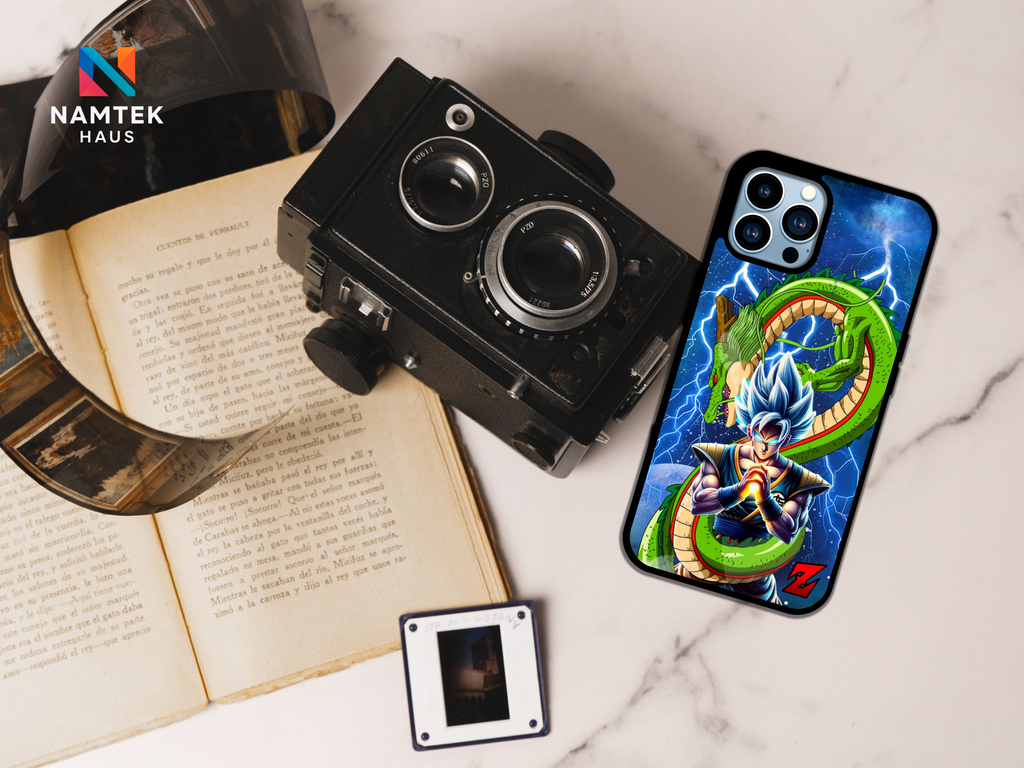 Cosmic Warrior & Emerald Dragon Phone Case
