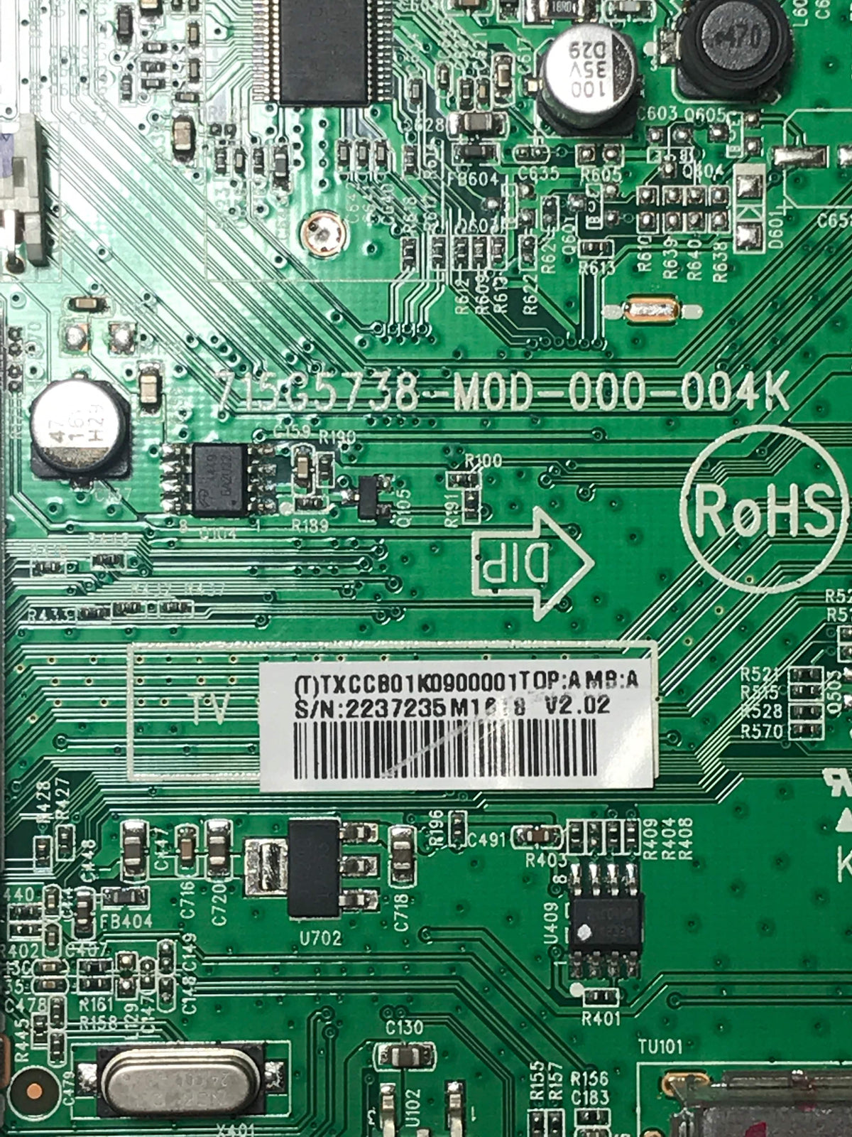 Insignia 756TXCCB01K0900 Main Board for NS-46E340A13