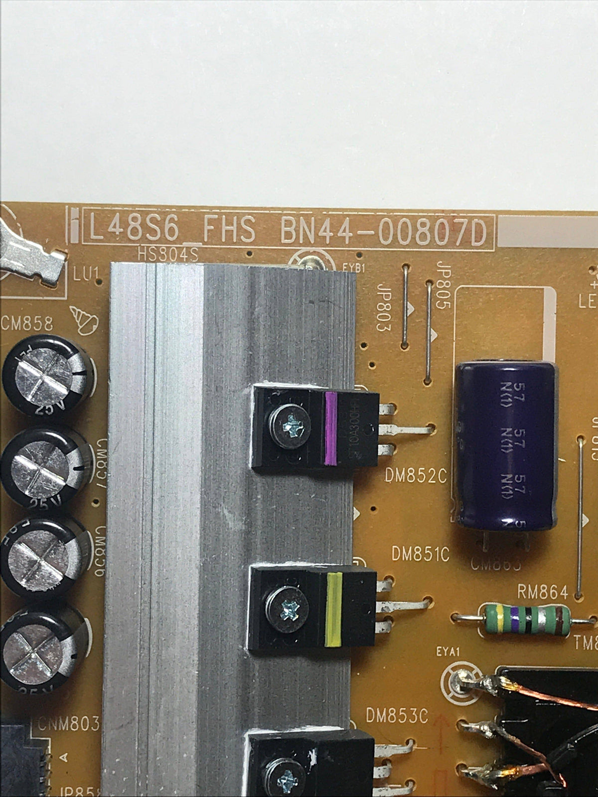 Samsung BN44-00807D Power Supply / LED Board