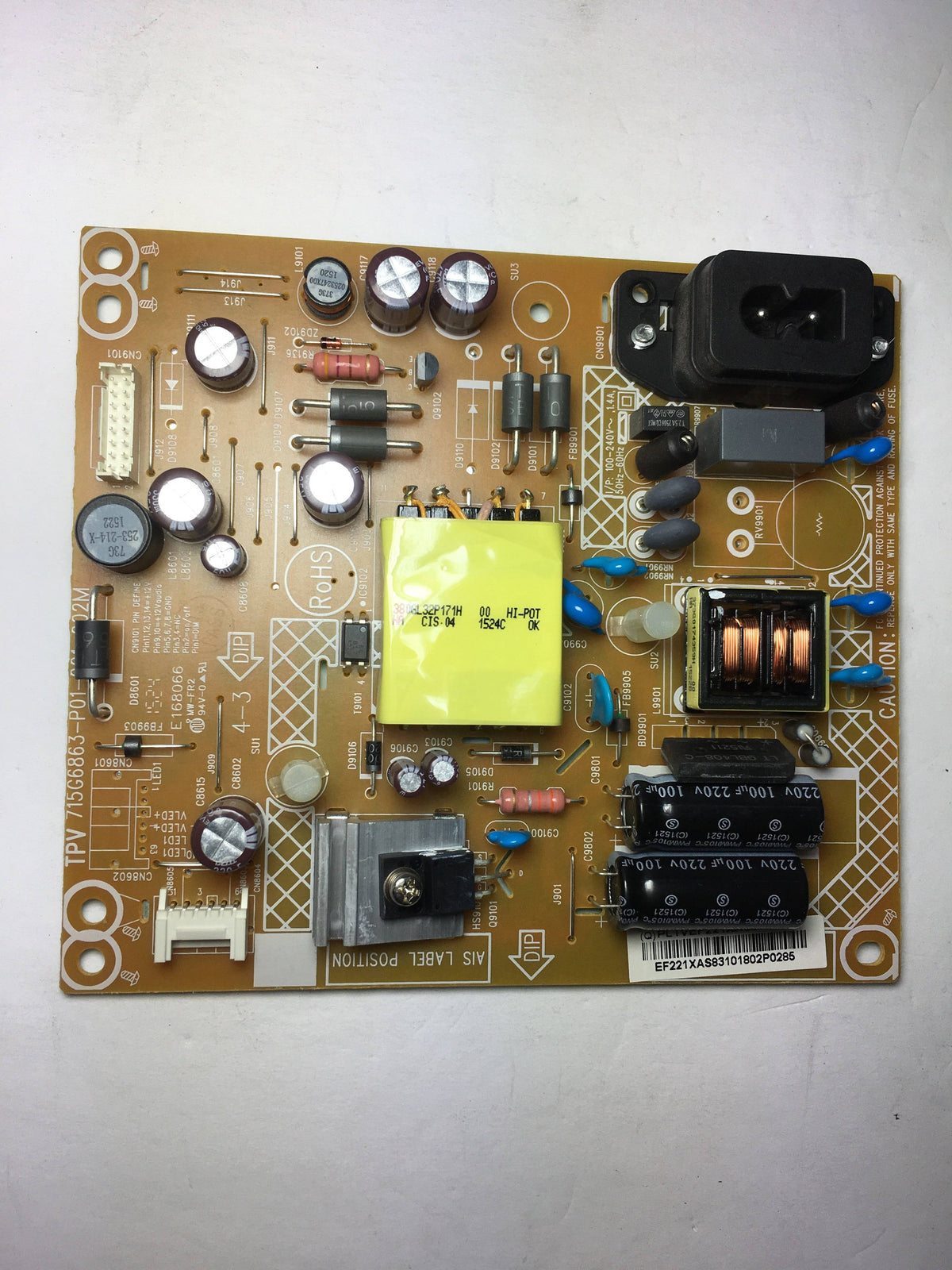 Vizio PLTVEF221XAS8 Power Supply Unit