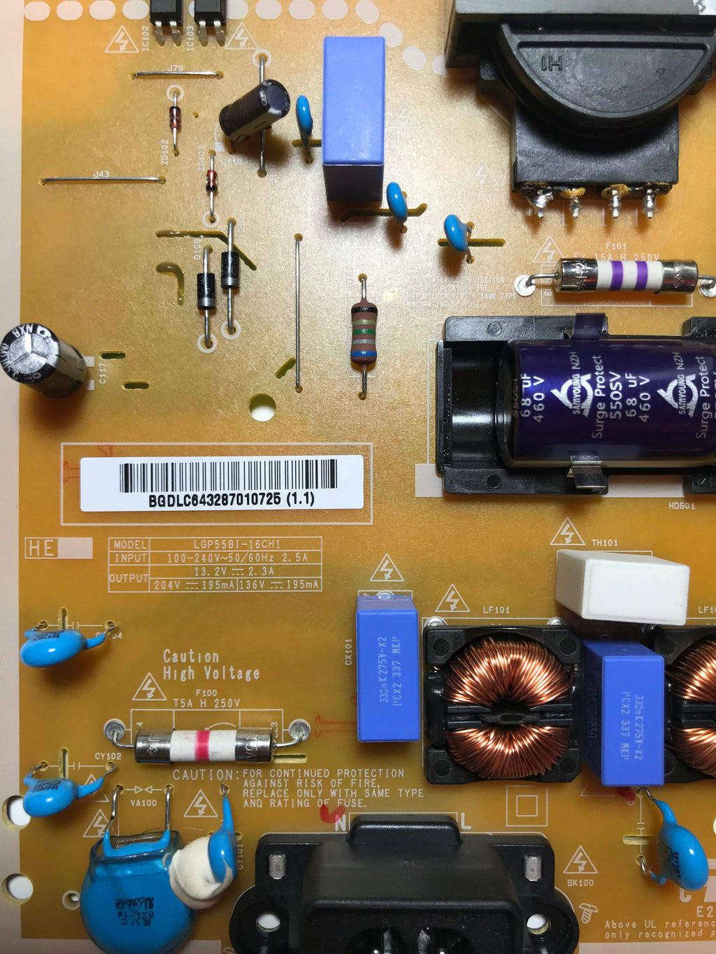 LG EAY64328701 (EAX66832401(1.3)) Power Supply 55LH5750-UB